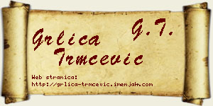 Grlica Trmčević vizit kartica
